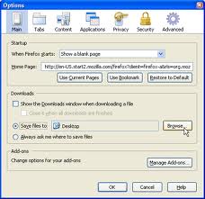 Thay đổi nơi Firefox lưu file download