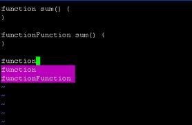vim-auto-complete Vim auto complete feature